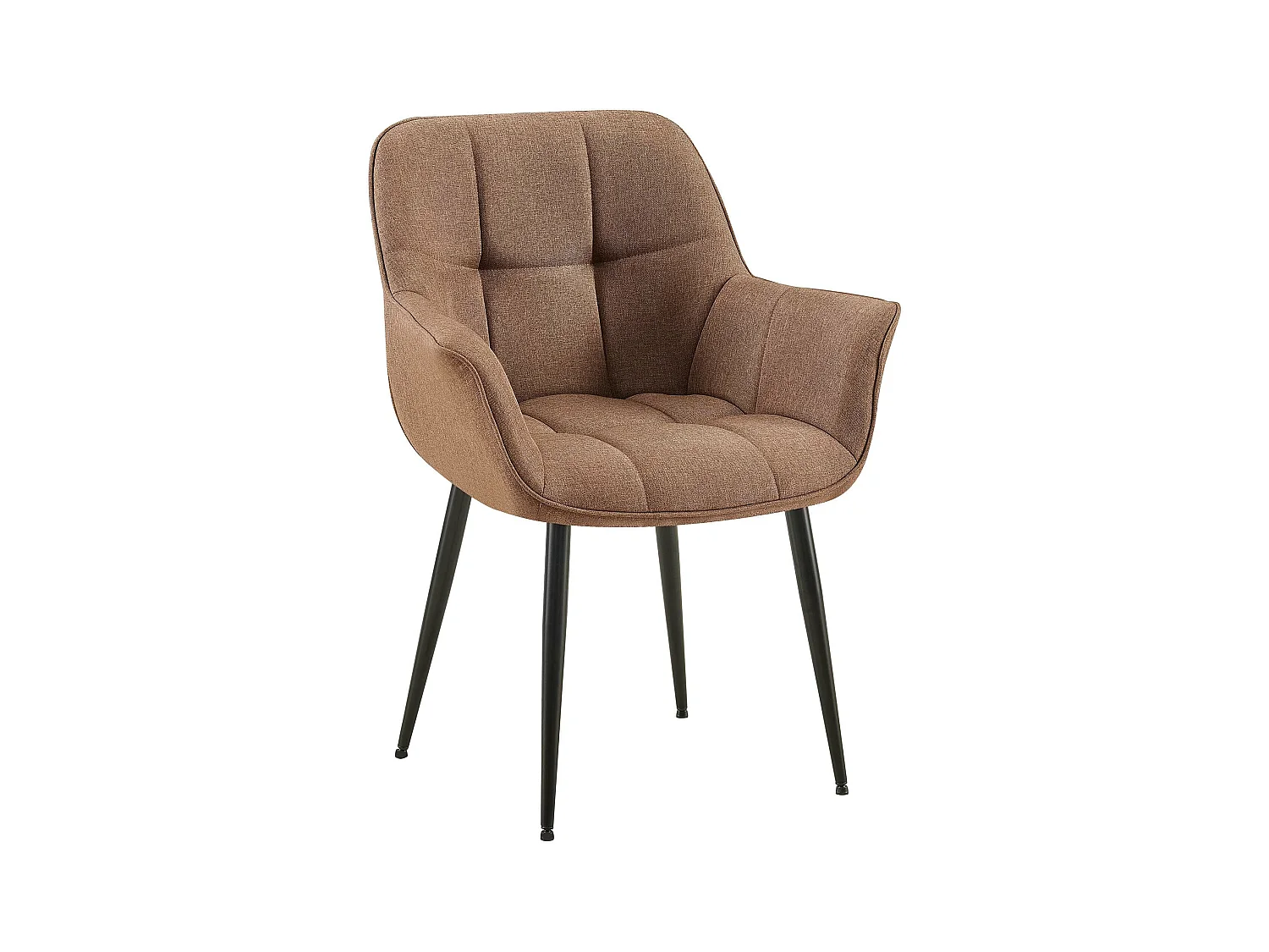 chaises avec accoudoirs - Tissu - Taupe - Roseville