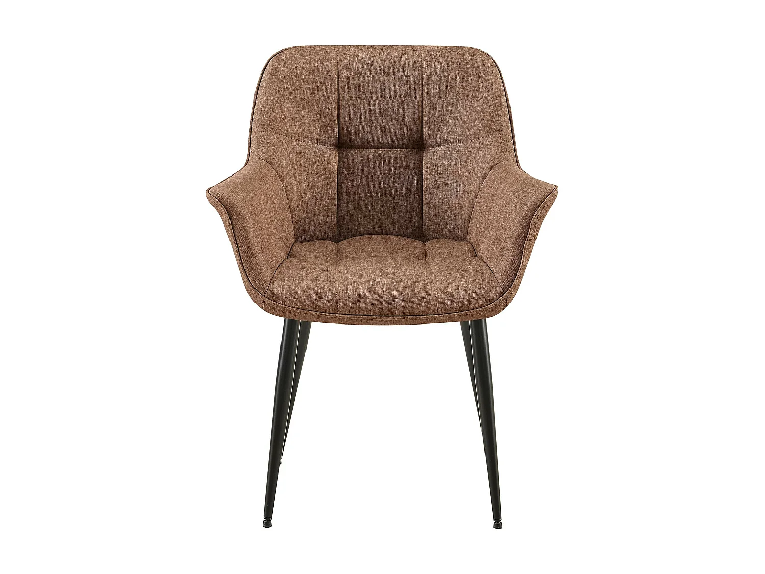 chaises avec accoudoirs - Tissu - Taupe - Roseville