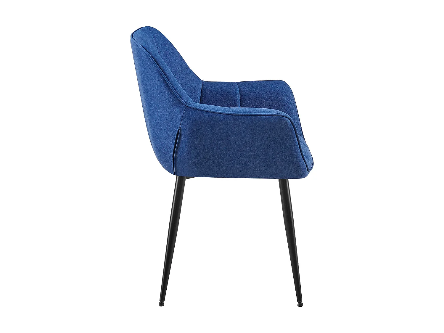 chaises avec accoudoirs - Tissu - Bleu - Roseville