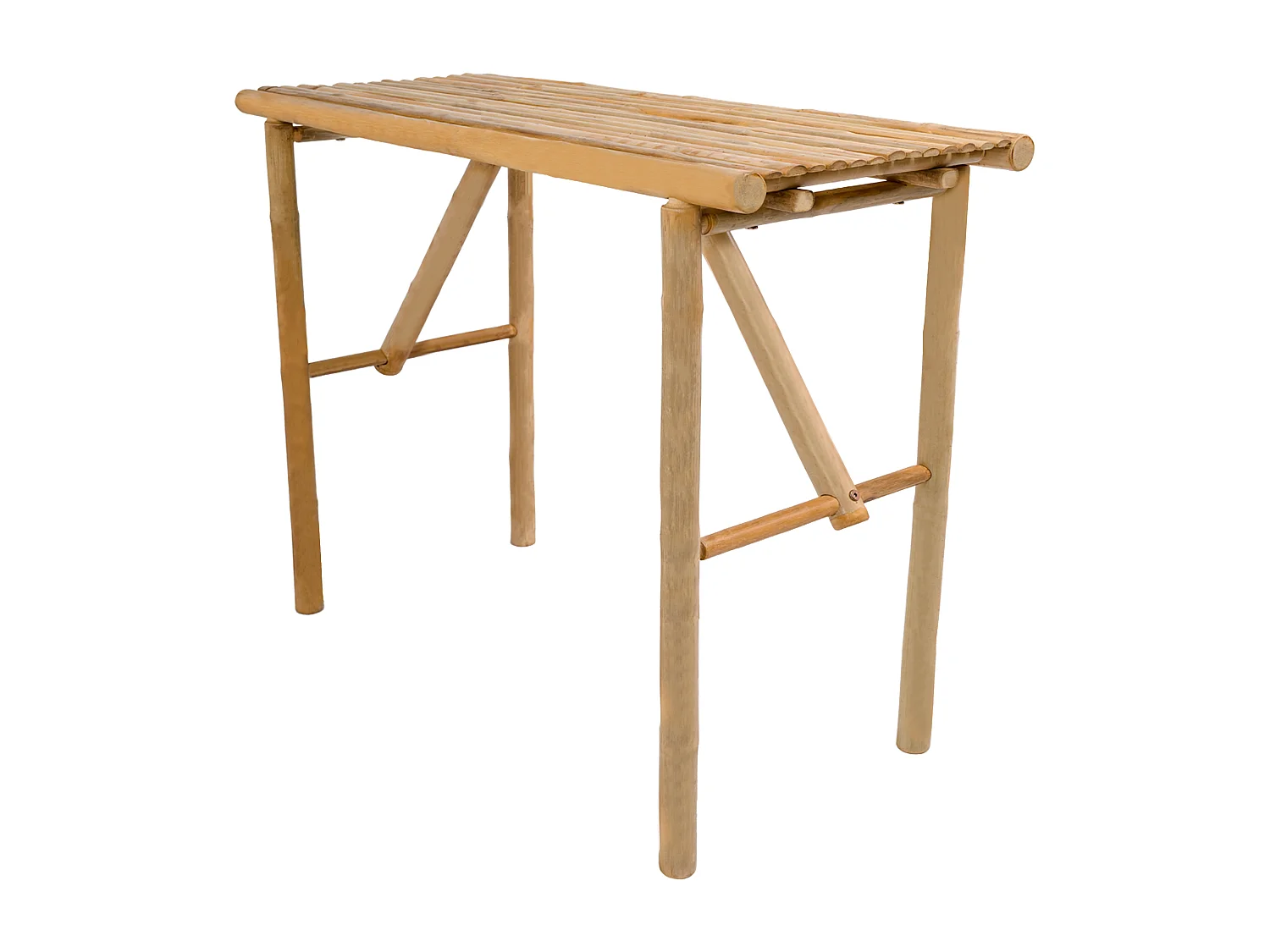 Console en bois de bambou massif