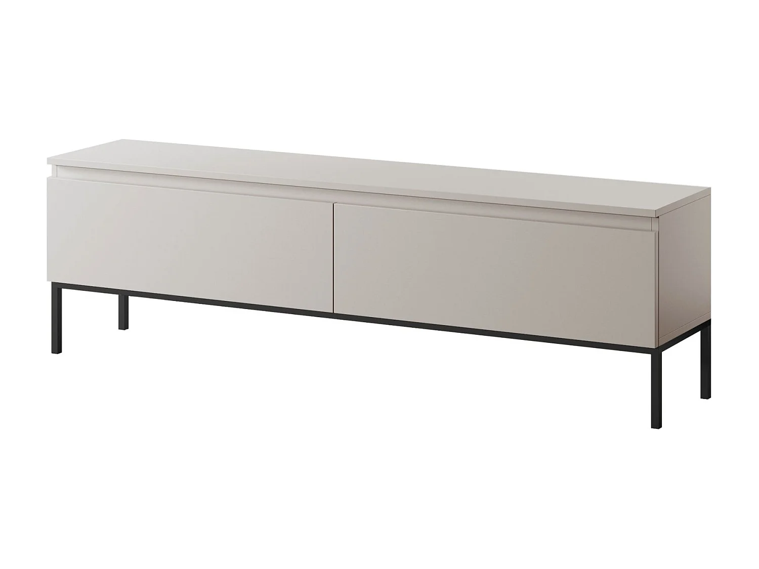 Mobile TV - 150 cm - beige con piedini neri - BEMMI