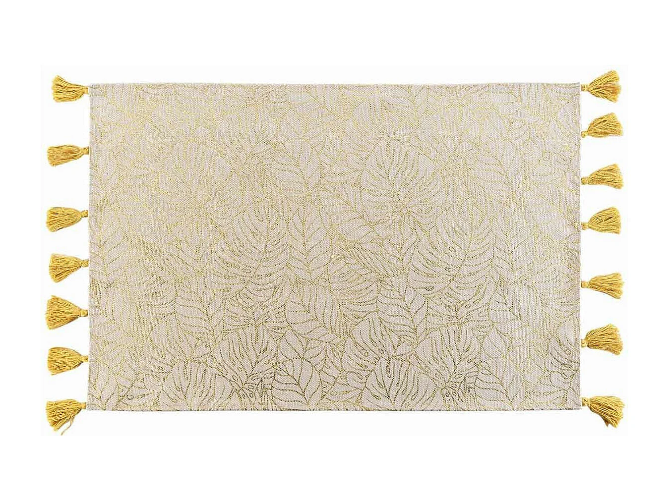 Tapis Déco Imprimé "Solea" 60x90cm Or