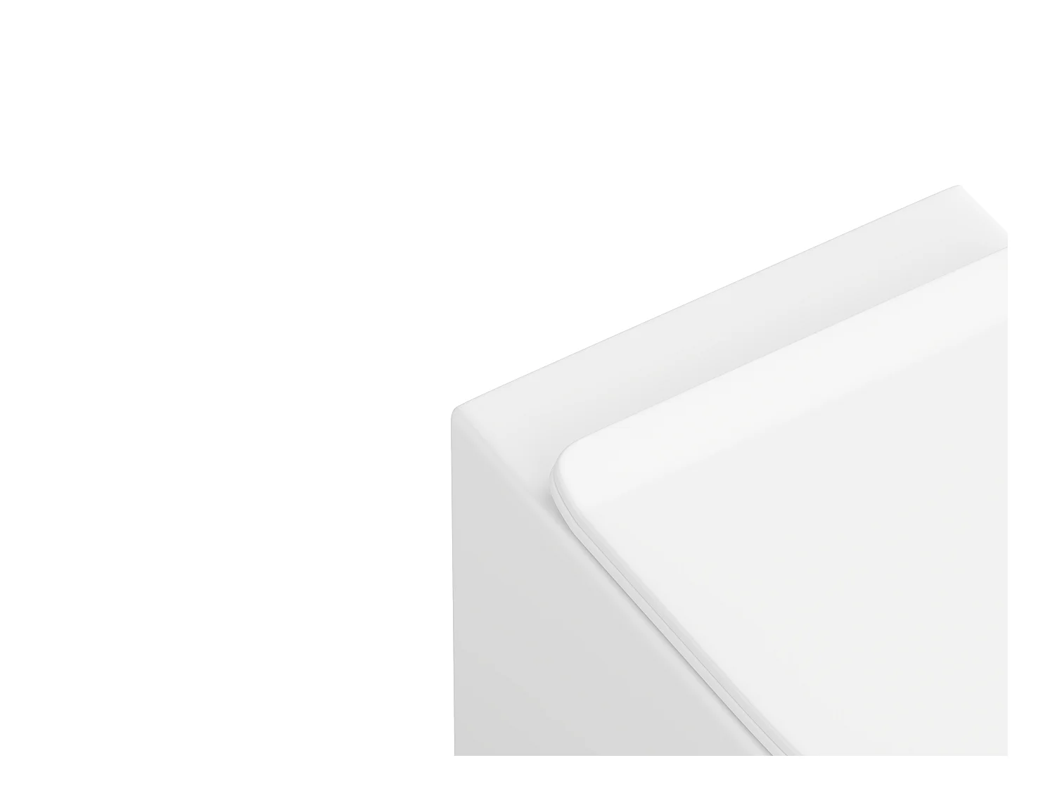 Pack de inodoro flotante blanco mate con bastidor de soporte y placa de activación - JAVOINE