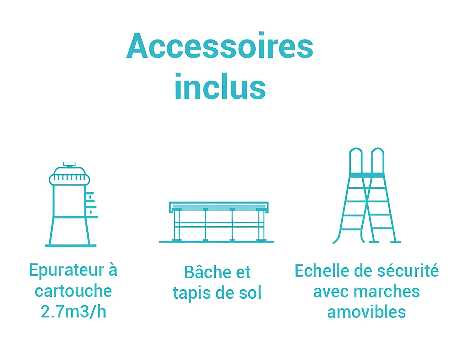 Piscine tubulaire Baltik ronde 4,57 x 1,22 m - Intex