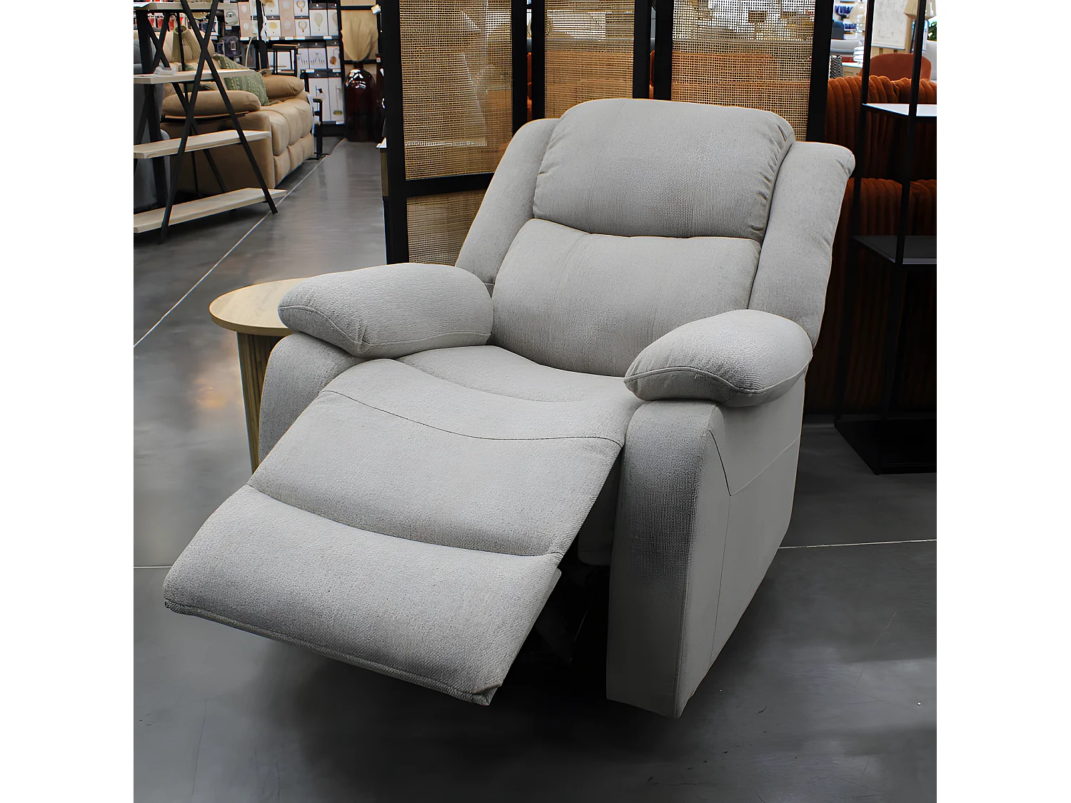 Fauteuil relax électrique inclinable beige David