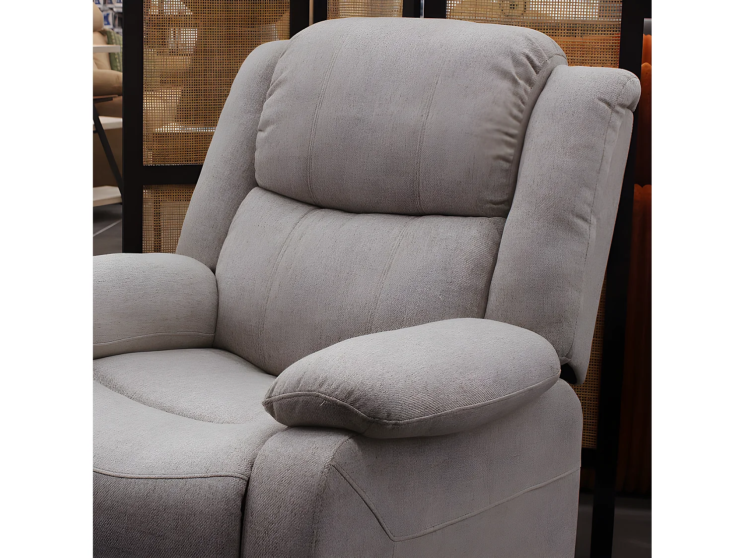 Fauteuil relax électrique inclinable beige David