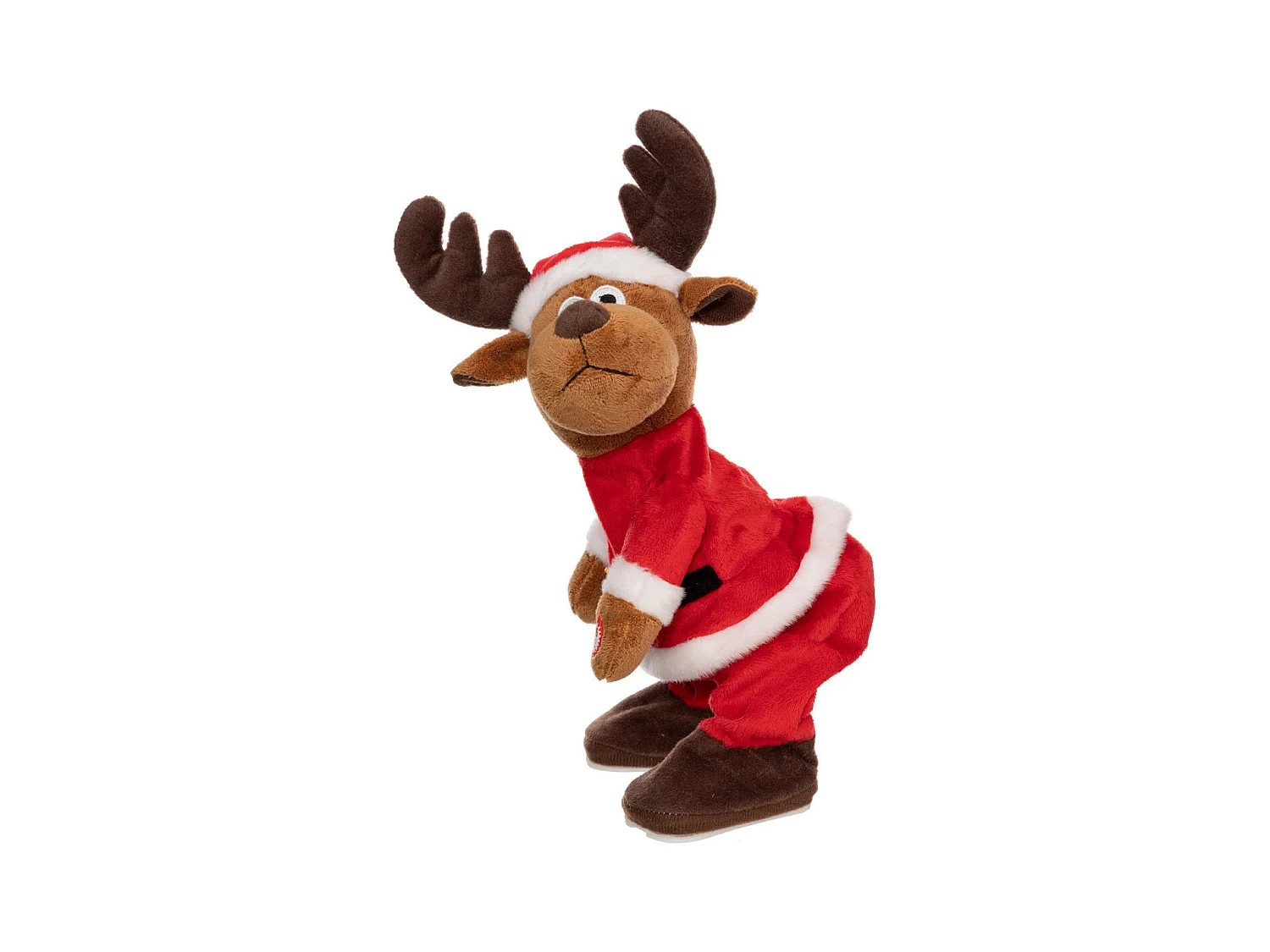 Automate de Noël Renne Fun musical et animé H 28 cm