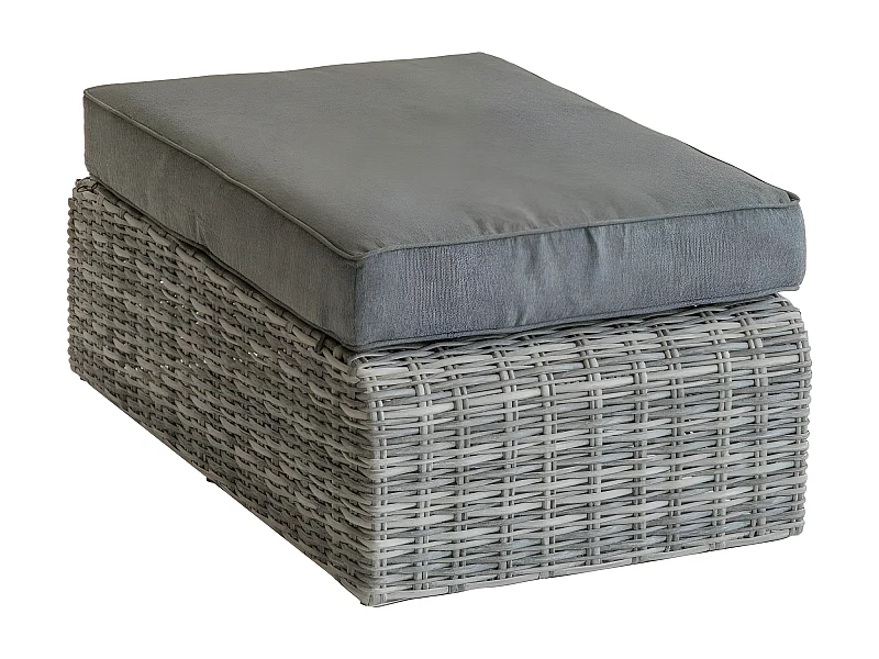 Pouf extérieur Moorea Hespéride Terre ombre