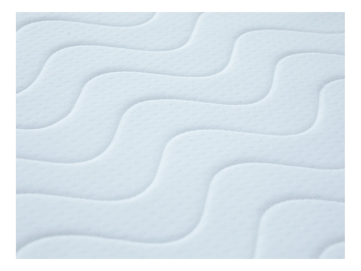 Somier tapizado 90 x 200 cm 10 láminas - Blanco - ASTHENIS II de YSMÉE