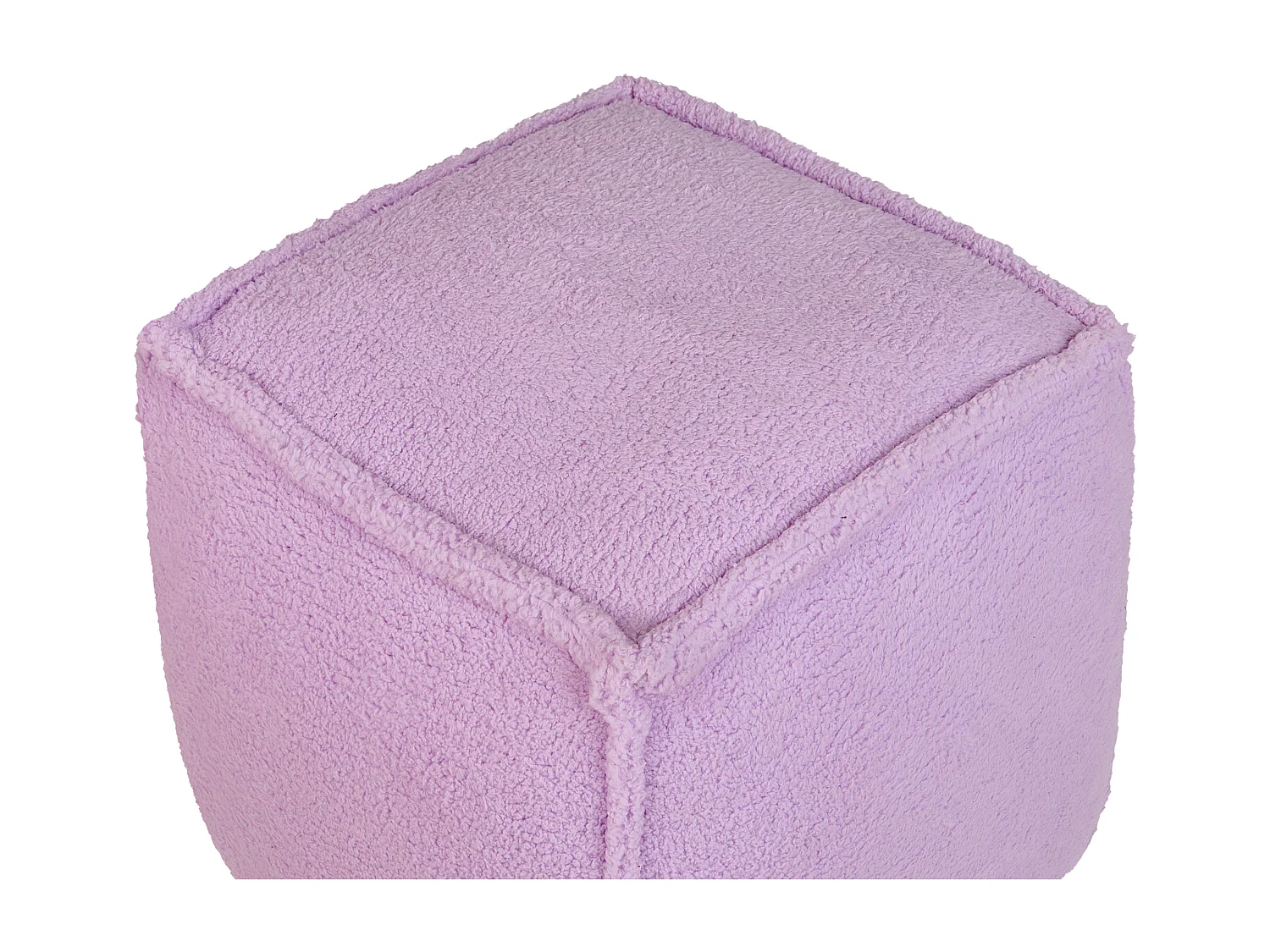 Pouf ALIPUR Bouclé Viola 40 cm 40 cm 40 cm