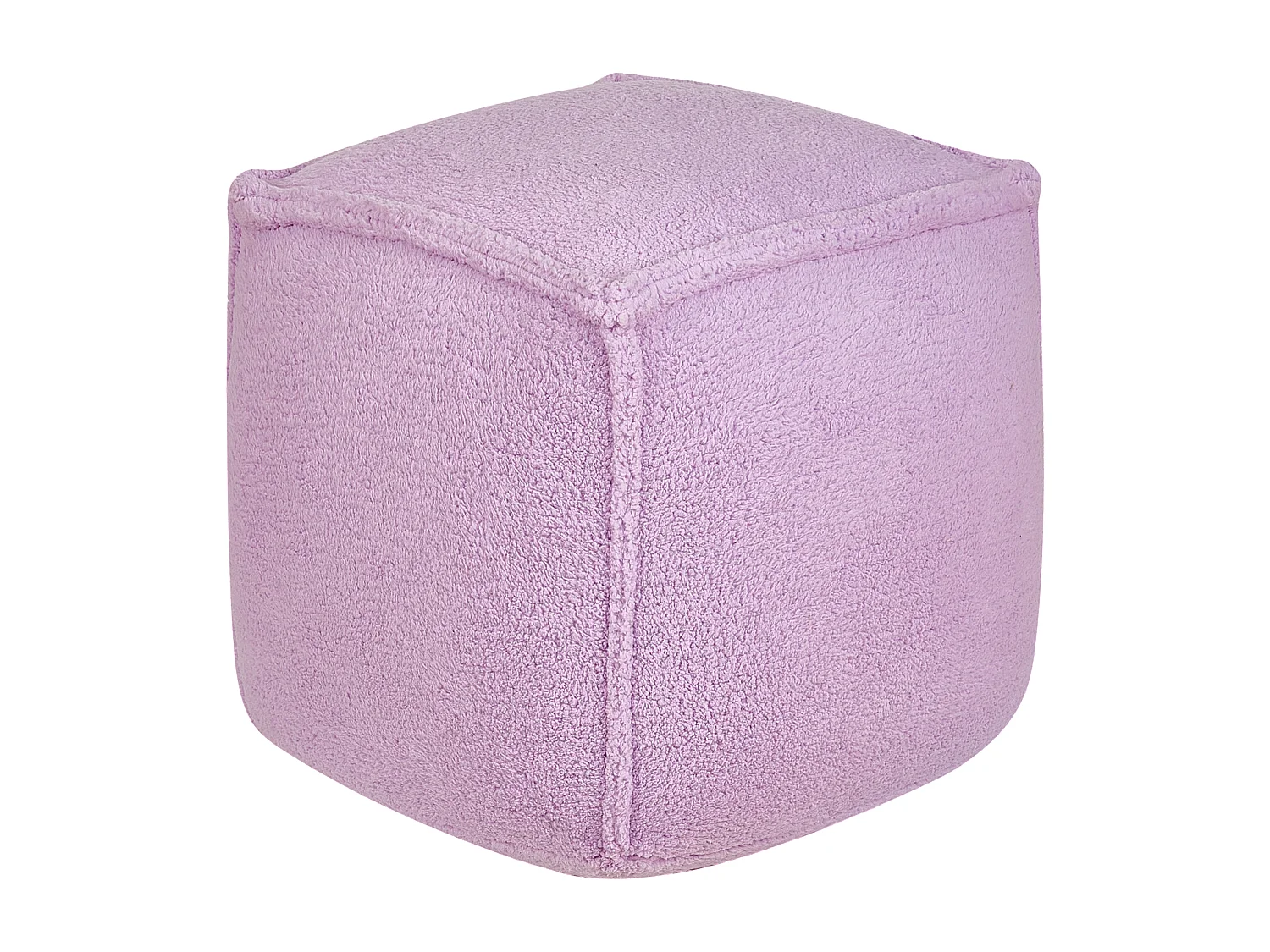 Pouf ALIPUR Bouclé Viola 40 cm 40 cm 40 cm