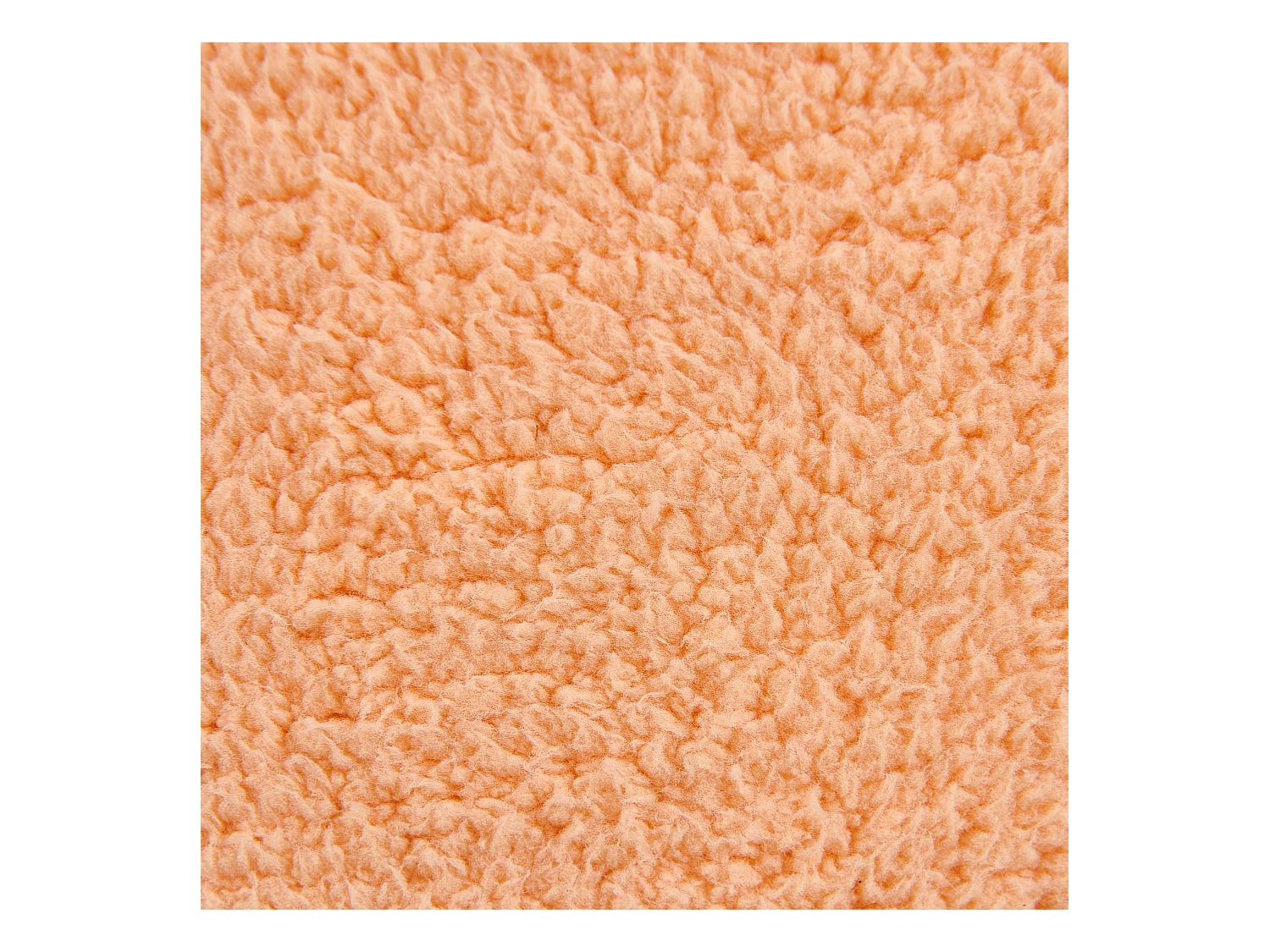 Pouf ALIPUR Bouclé Orange