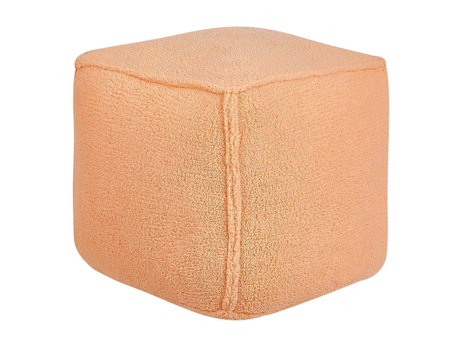 Pouf ALIPUR Bouclé Arancione 40 cm 40 cm 40 cm