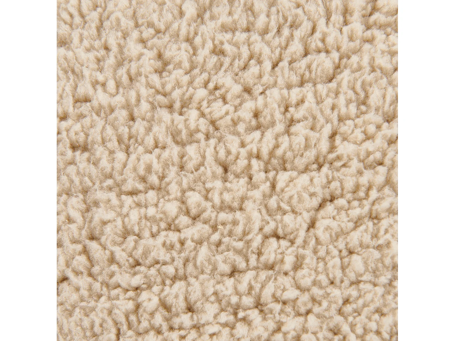 Pouffe ALIPUR Boucle Light Brown