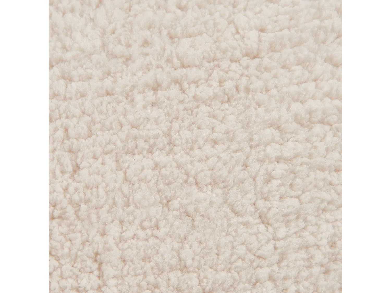 Pouf ALIPUR Bouclé Beige clair