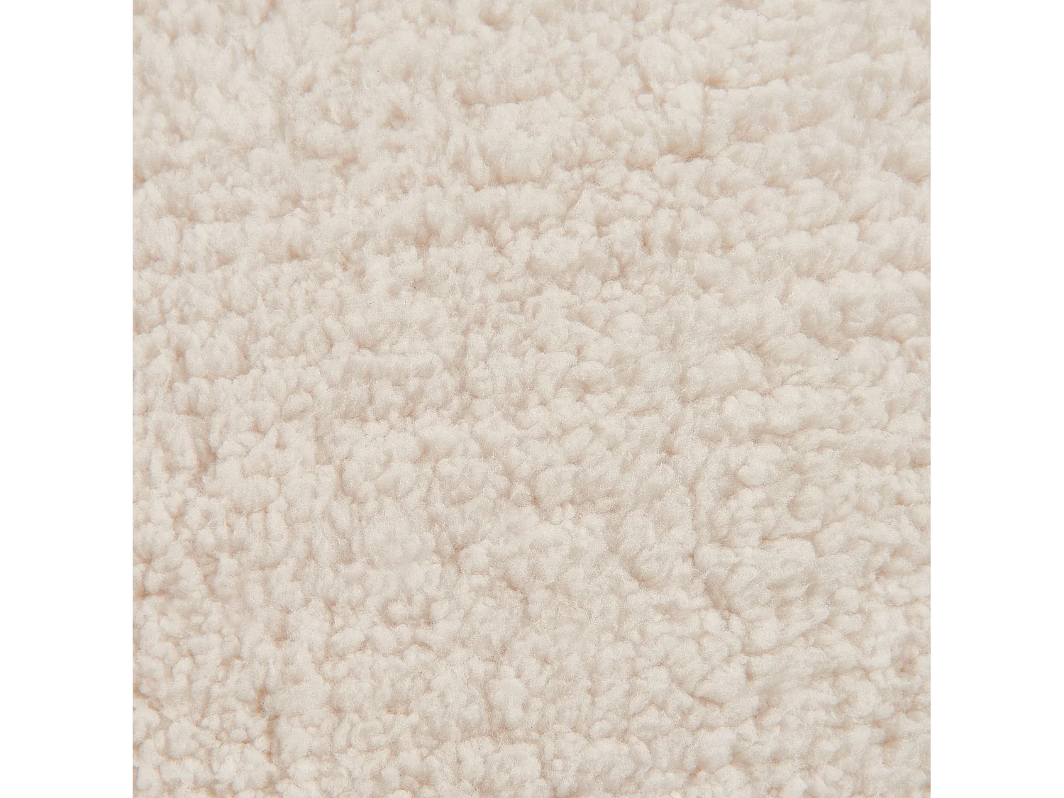 Pouf ALIPUR Bouclé Beige chiaro 40 cm 40 cm 40 cm