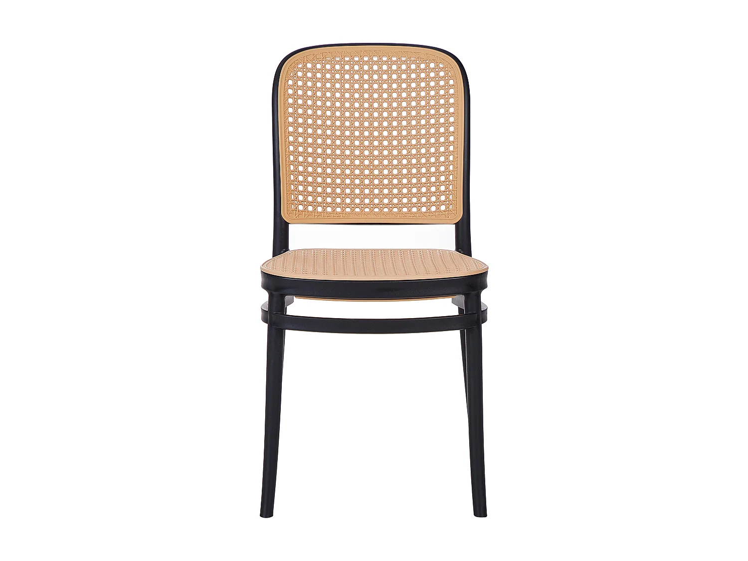 Set di 4 sedie da pranzo PLOSE Beige