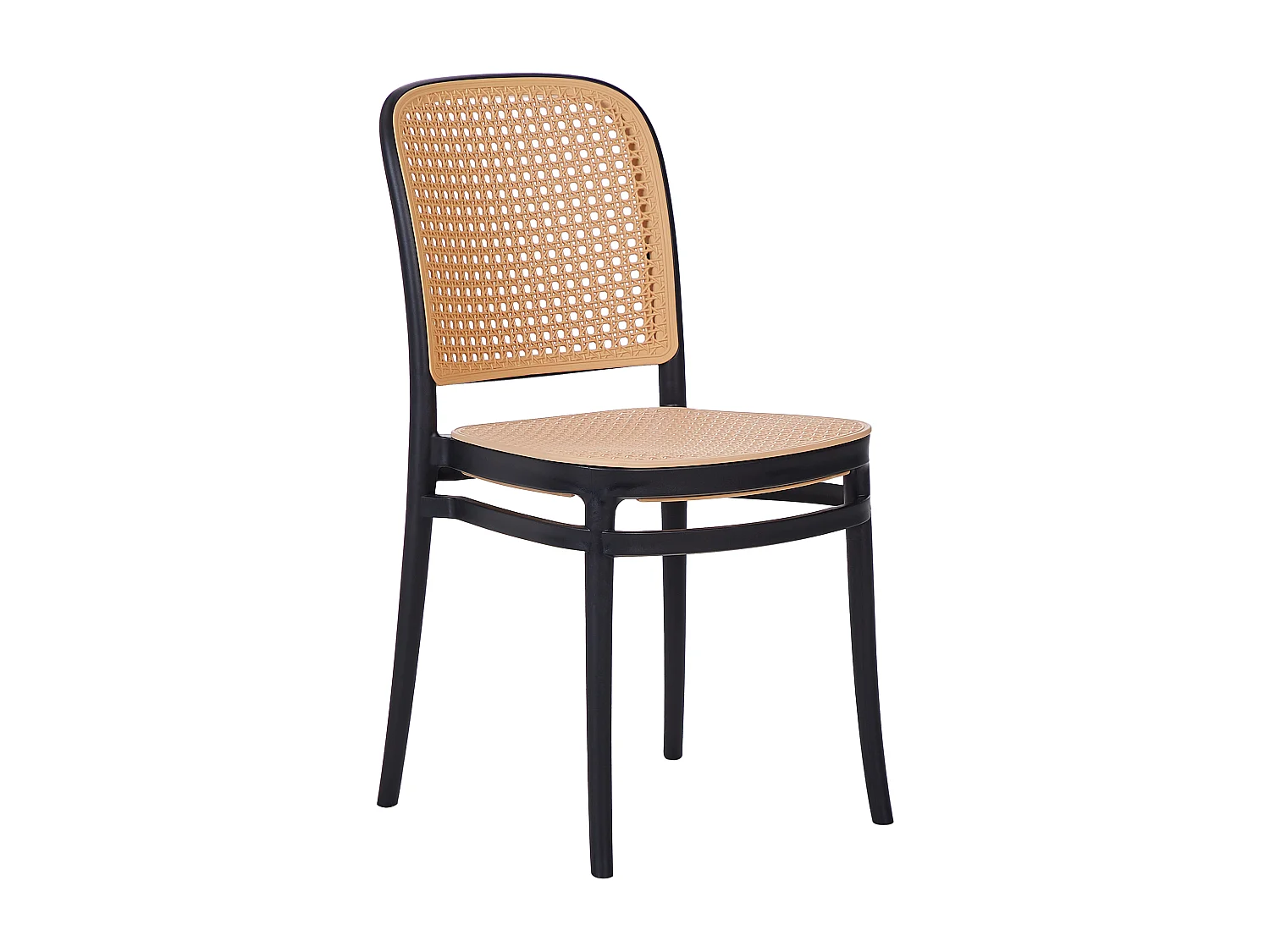 Set di 4 sedie da pranzo PLOSE Beige