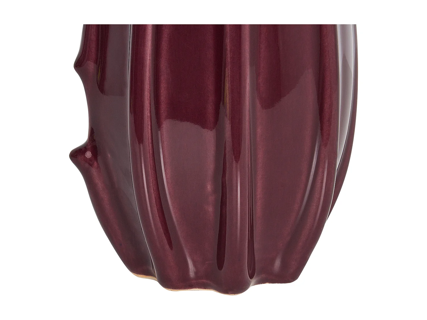 Vase à fleurs SHADS Grès 36 cm Pourpre