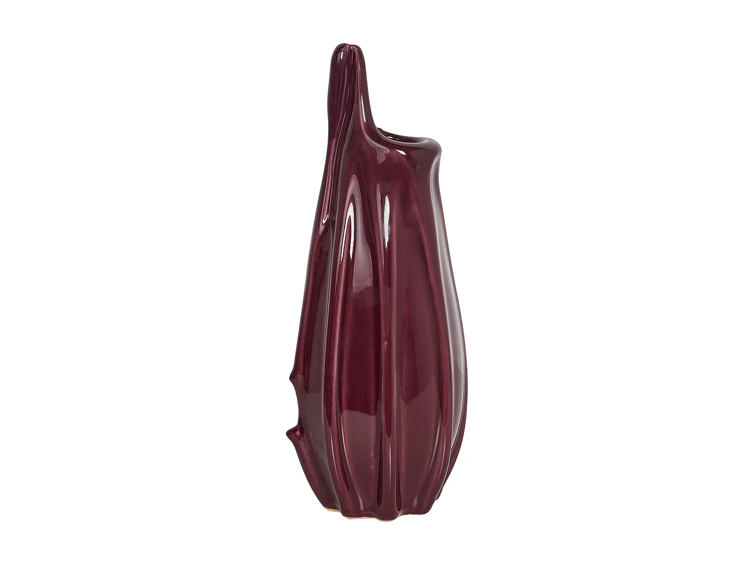Vase à fleurs SHADS Grès 36 cm Pourpre