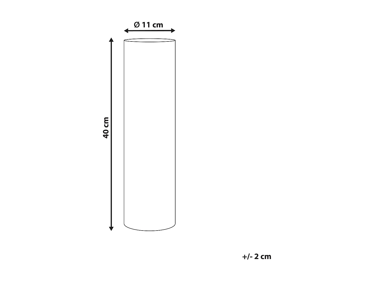 Wazon na kwiaty GOBY Kamionka 40 cm Biały