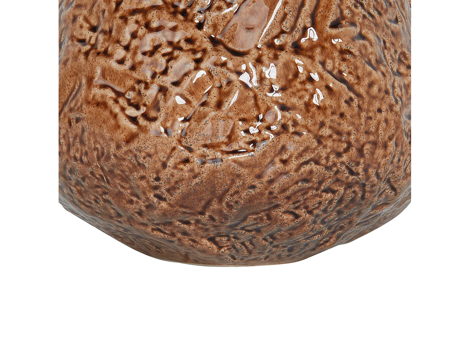 Vase à fleurs BETTA Grès 22 cm Marron