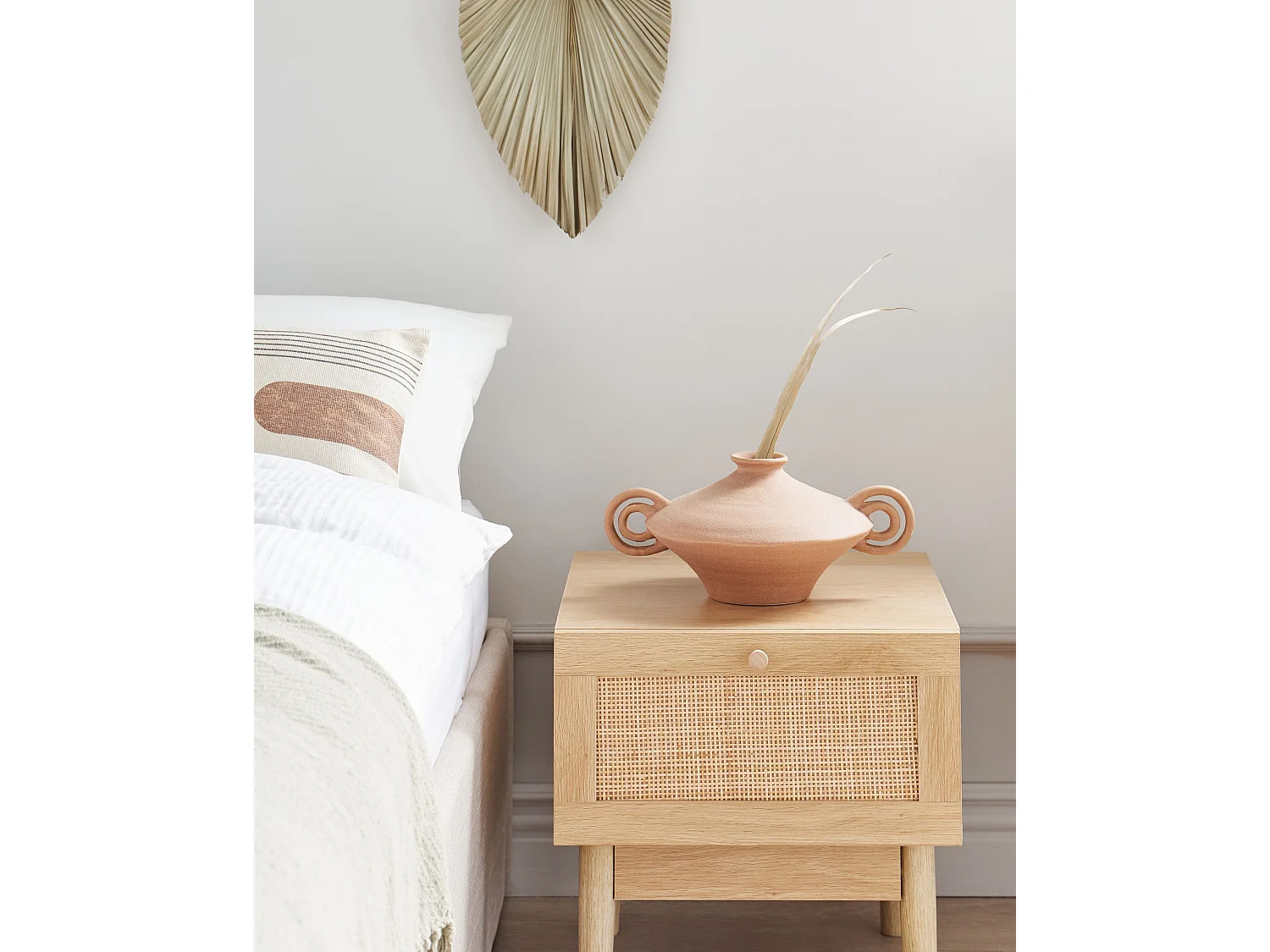 Vase à fleurs SURFPERCH Grès 16 cm Marron clair