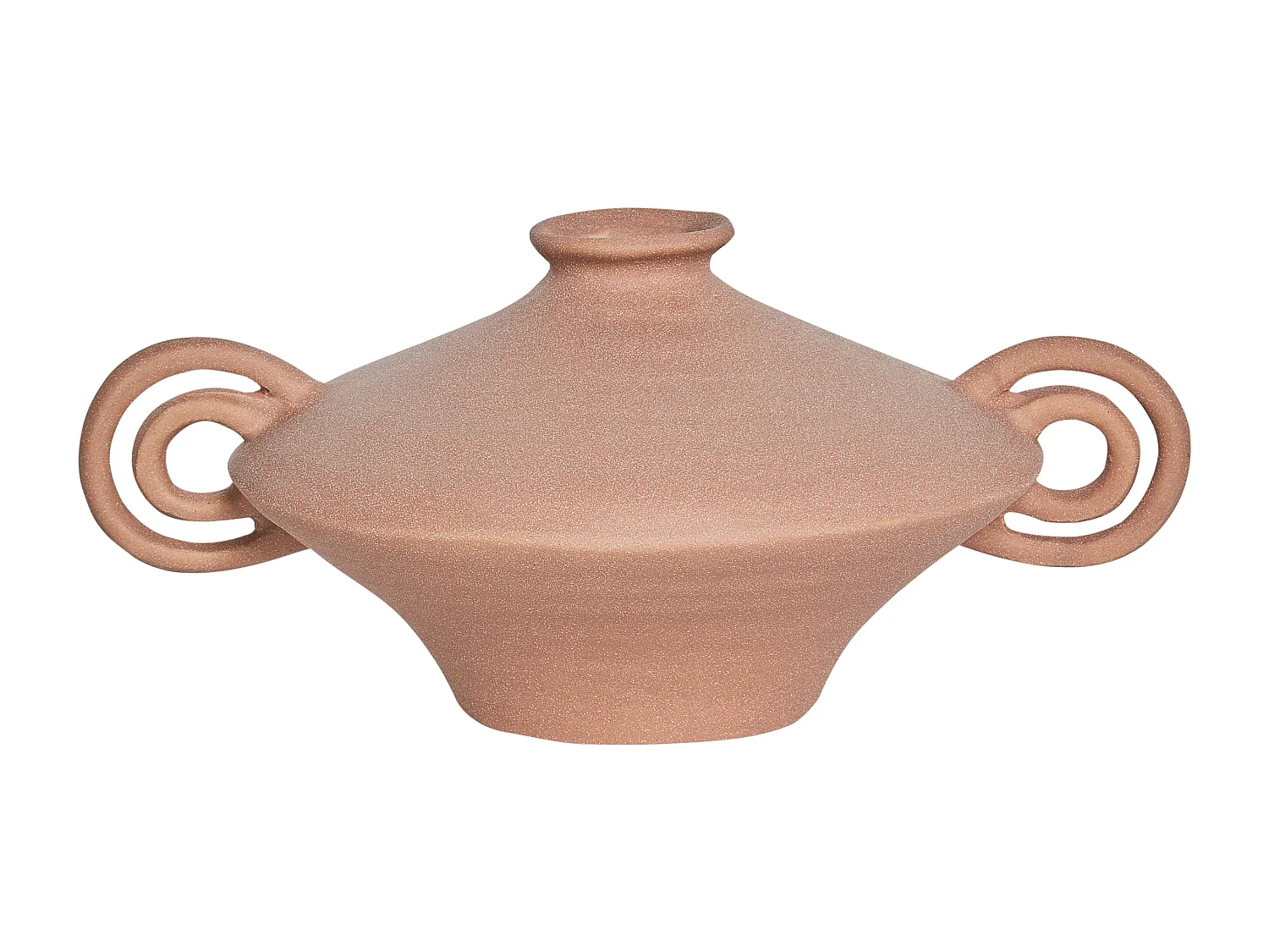 Blumenvase SURFPERCH Steinzeug 16 cm Hellbraun