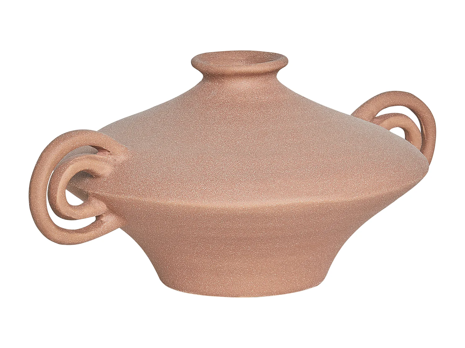 Blumenvase SURFPERCH Steinzeug 16 cm Hellbraun