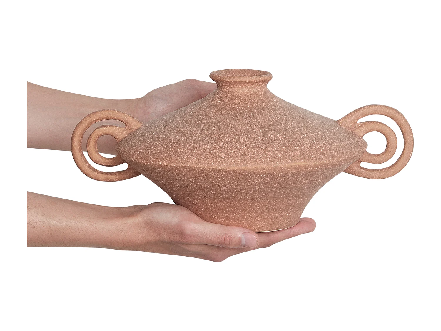 Vase à fleurs SURFPERCH Grès 16 cm Marron clair