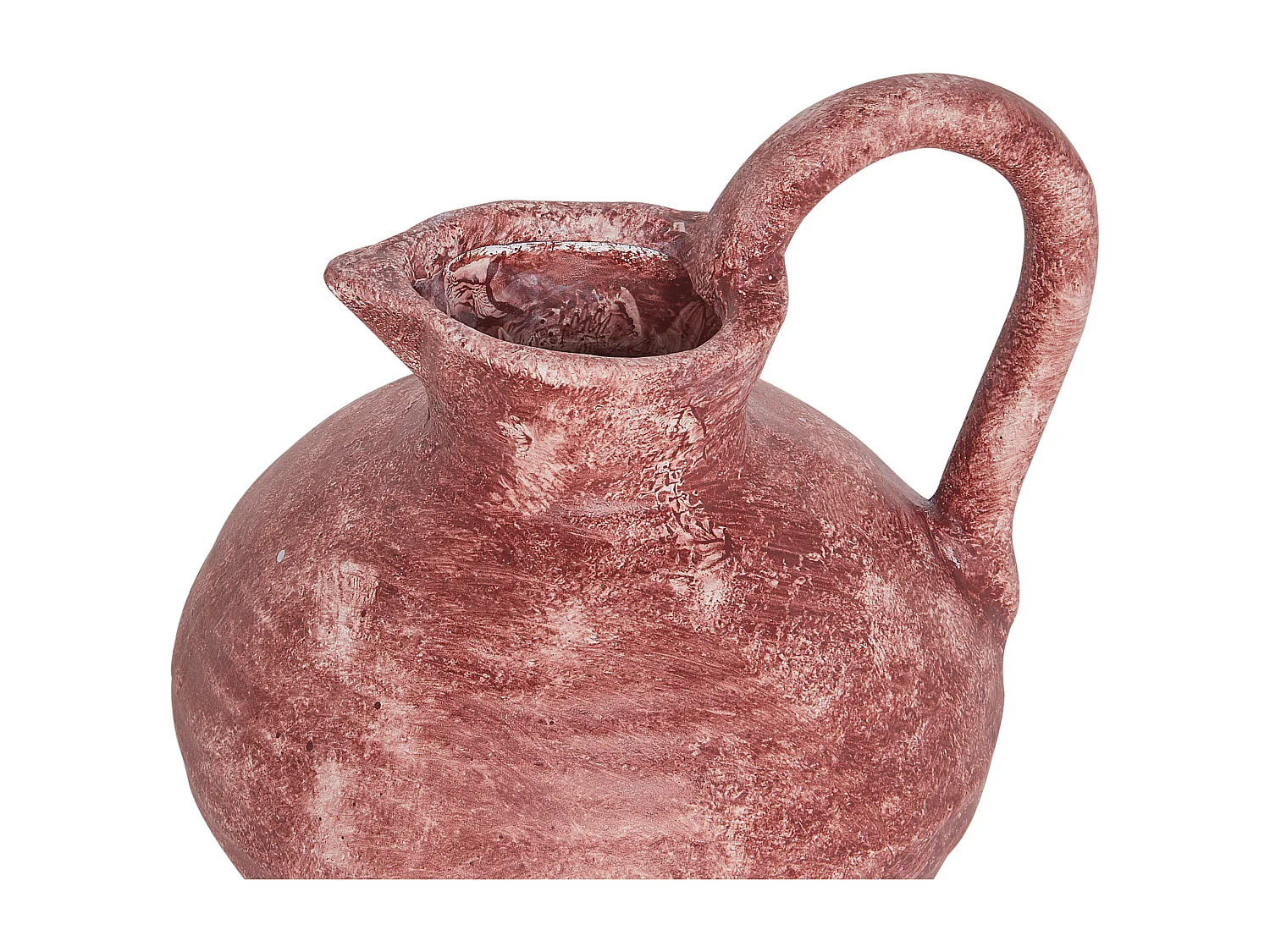 Vase à fleurs SAURY Grès 19 cm Rouge