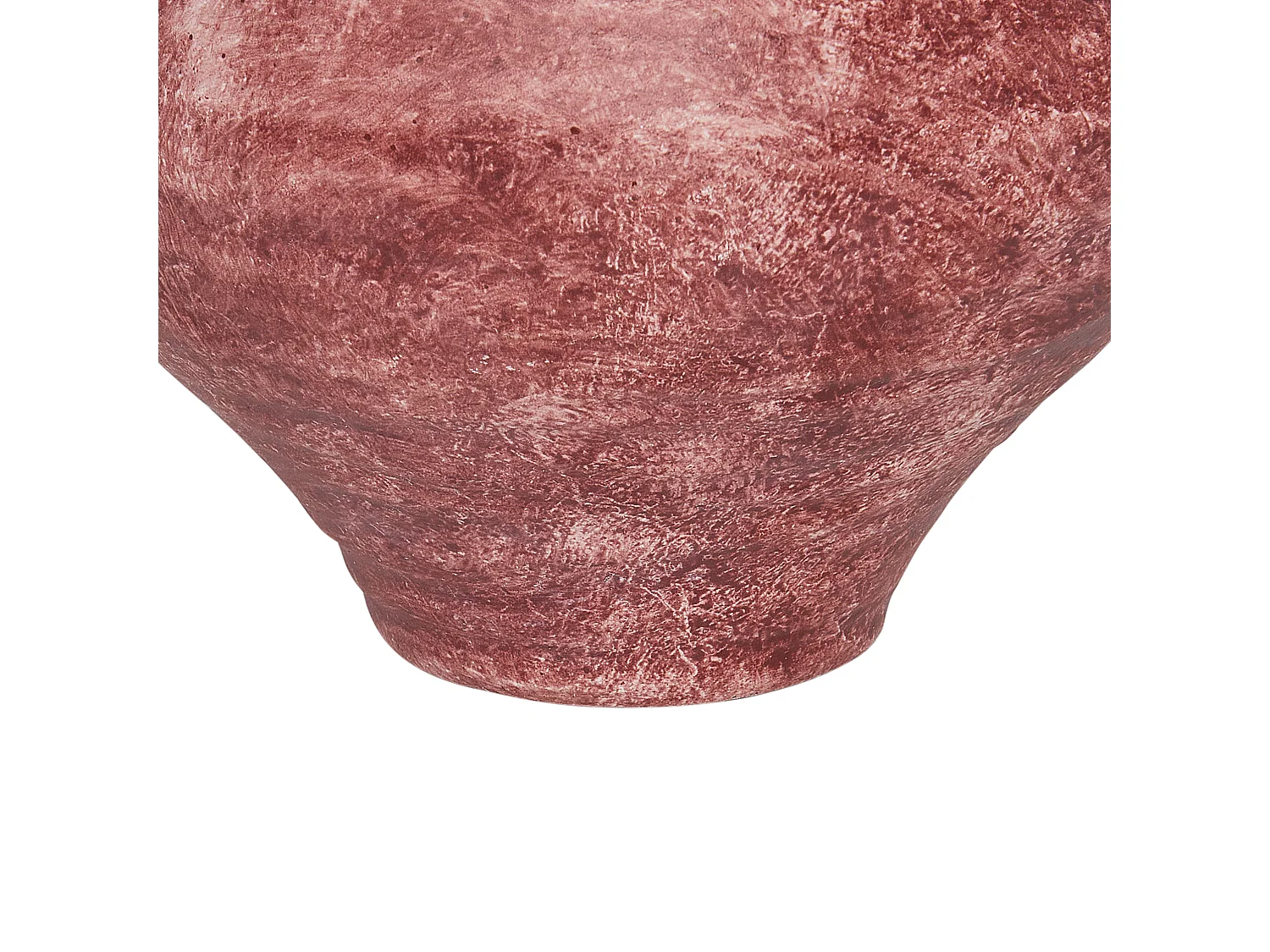 Vase à fleurs SAURY Grès 19 cm Rouge