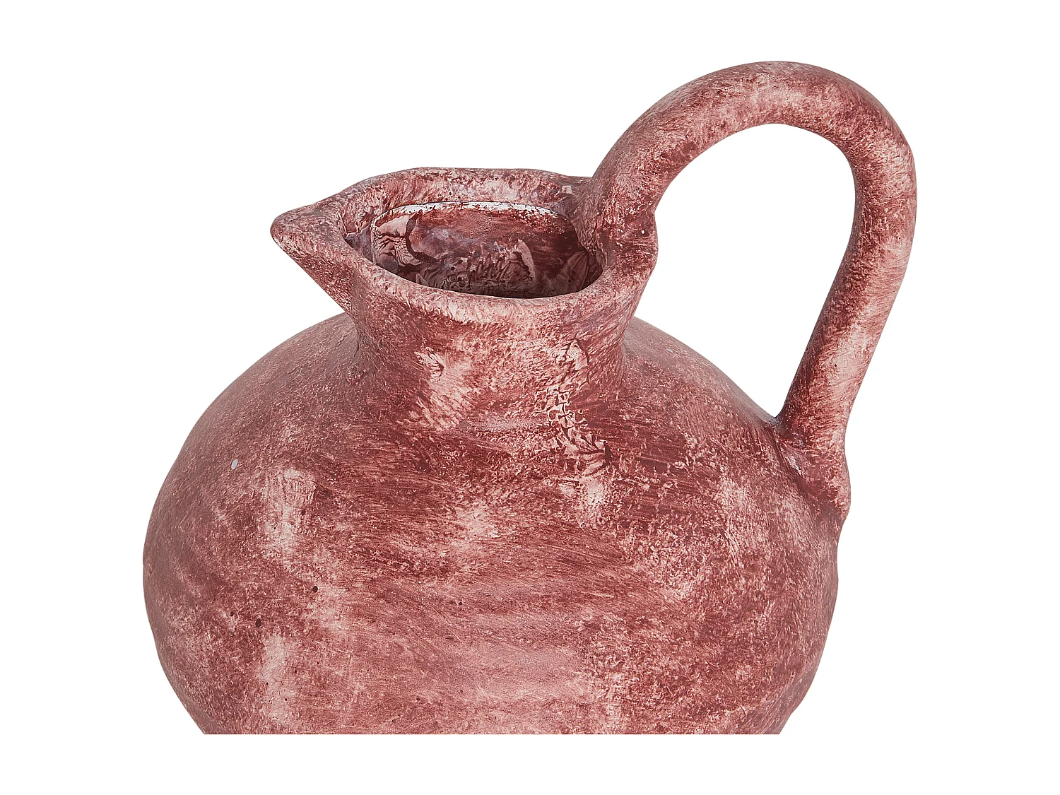 Jarrón para flores SAURY Gres 19 cm Rojo