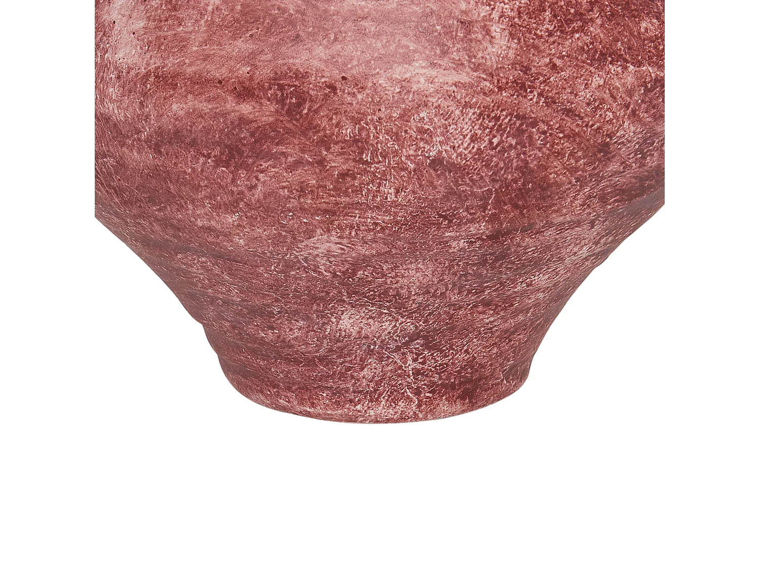 Jarrón para flores SAURY Gres 19 cm Rojo