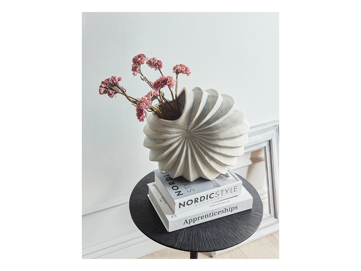 Bloemenvaas SCUP Steengoed 28 cm Gebroken wit