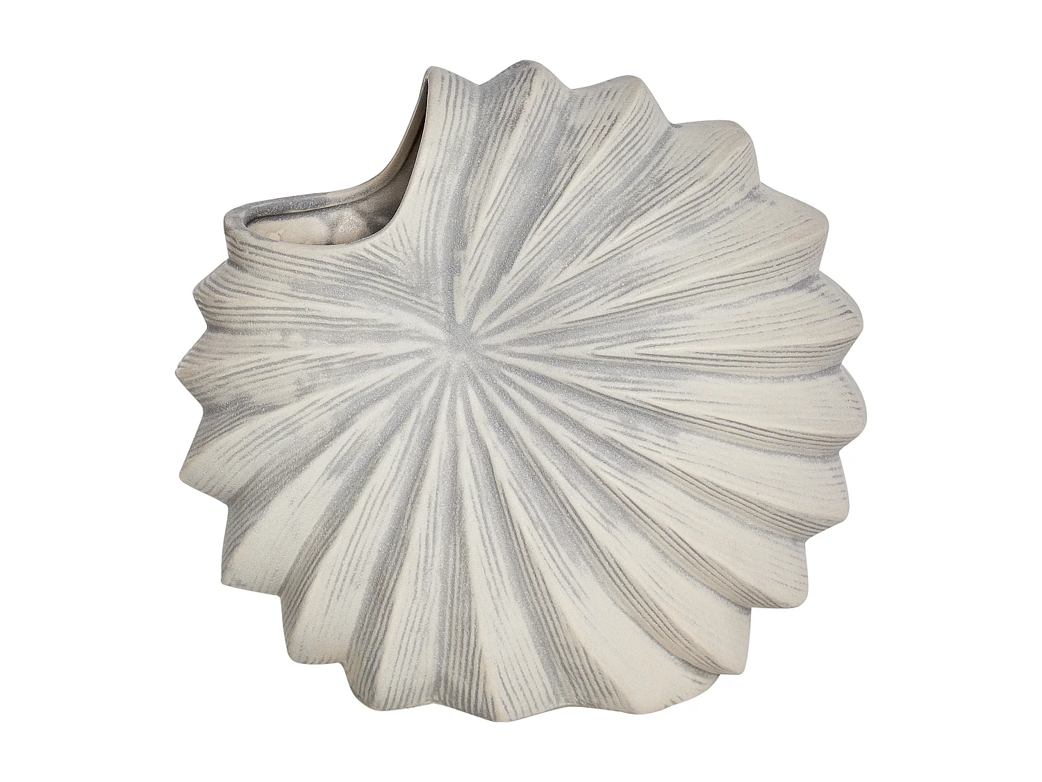 Vaso da fiori SCUP Gres porcellanato 28 cm Bianco sporco