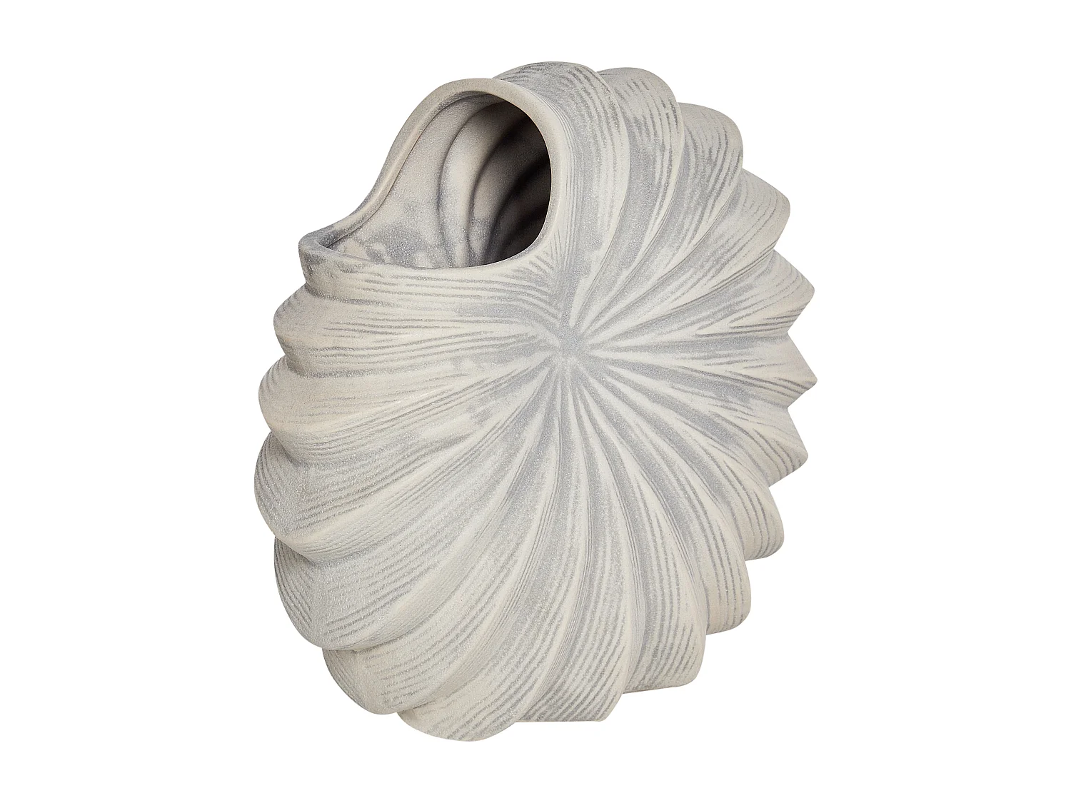 Vaso da fiori SCUP Gres porcellanato 28 cm Bianco sporco