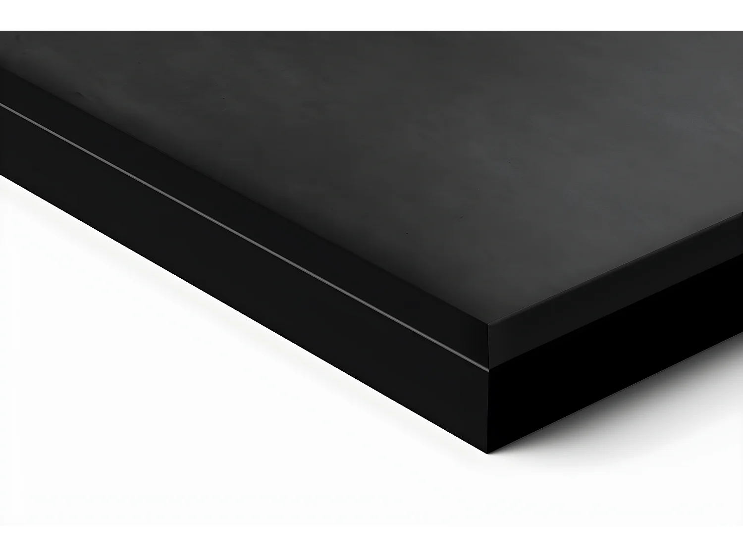 Große und solide Tafel, schwarzer Rahmen, vertikale Ebene 100 x 70 cm + farbige Kreide, minimalistische Tafel für das Büro, Raumorganisation