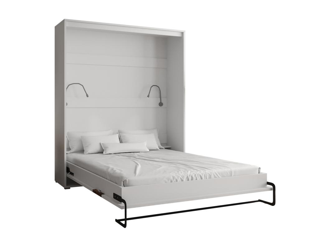 Home verticaal opklapbed 160x200 (Wit/Old Style)