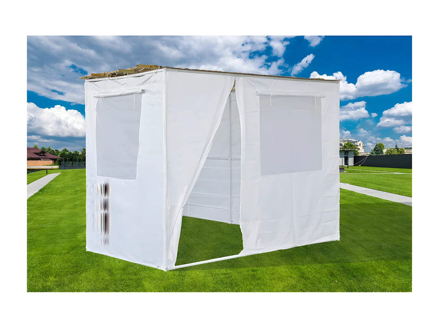 Souccah en Kit NINA ajustable - 3 x 2 - 1 Rouleau de bambou et 3 tasseau de bois