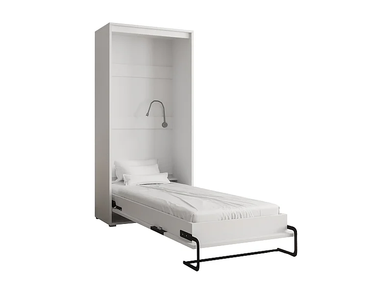 Schrankbett Home vertikale 90x200 (Weiß/Artisan)