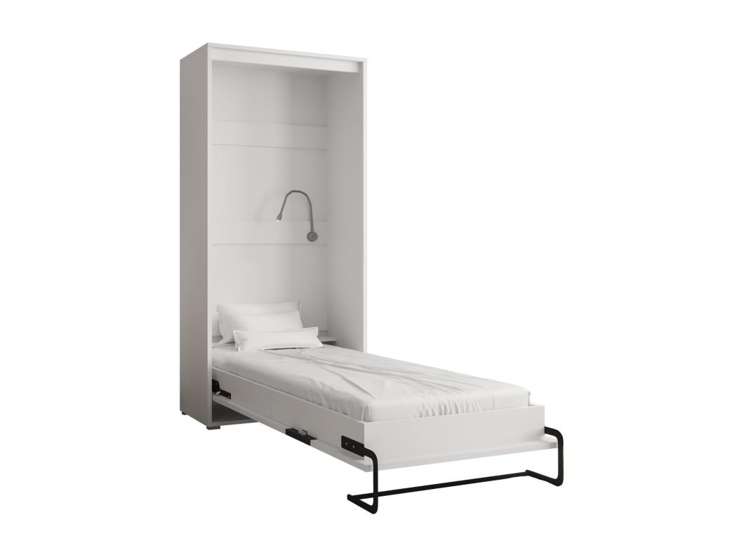 Home verticaal opklapbed 90x200 (Wit/Old Style)