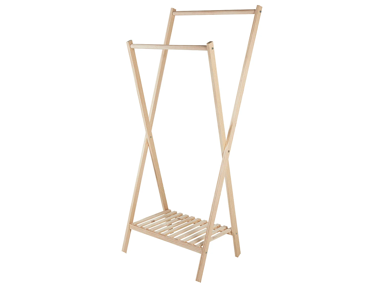 Coat Stand DENVER Light Brown