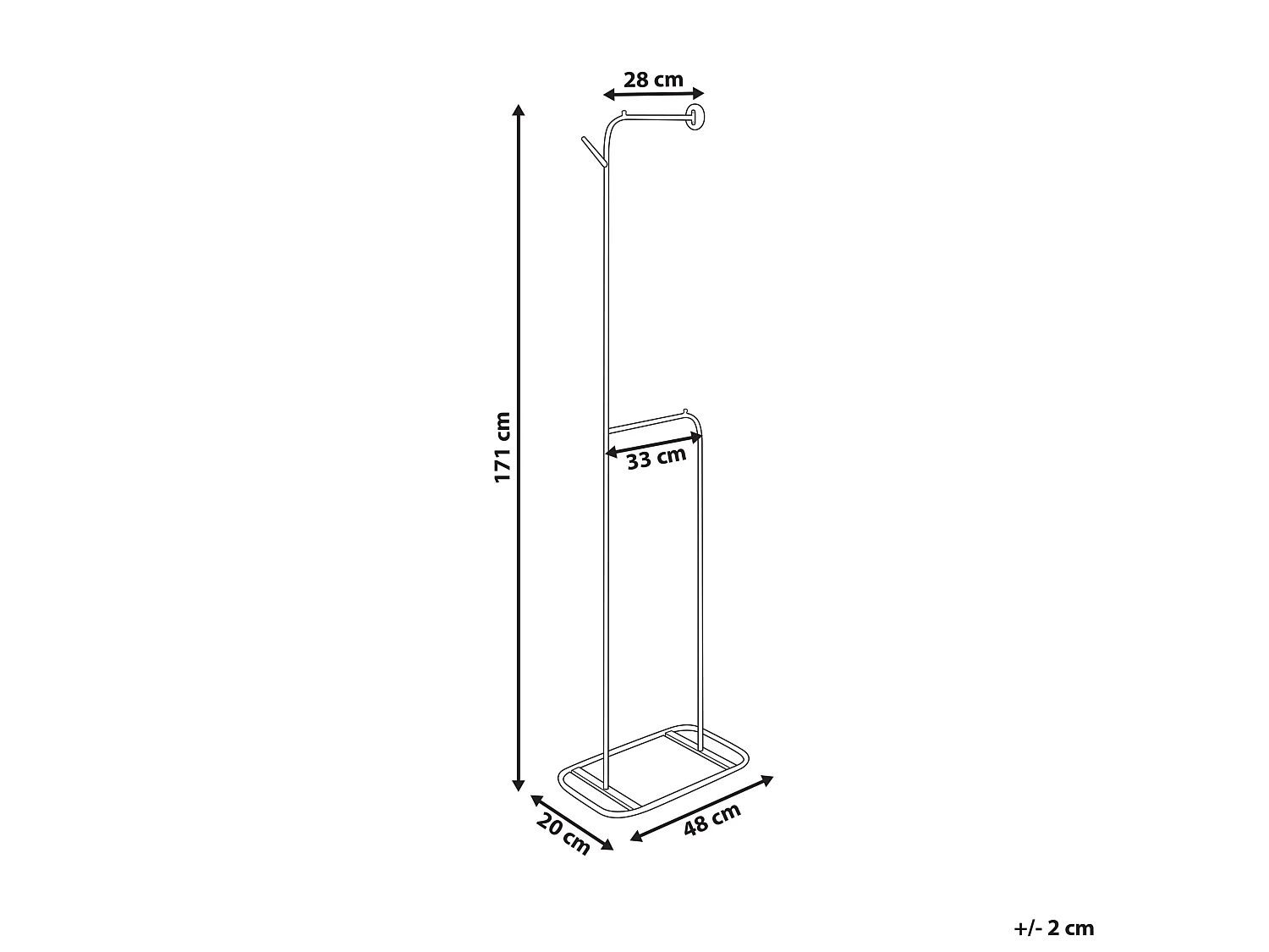 Coat Stand EUREKA Black
