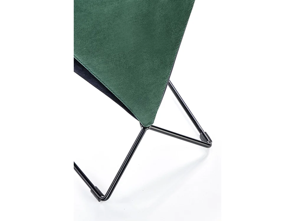 Chaise K485/Tissu-Velours/Vert