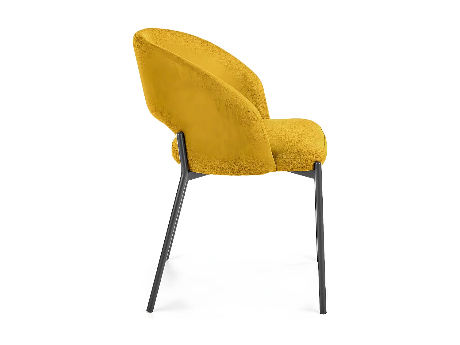 Chaise K373 /Tissu/Jaune