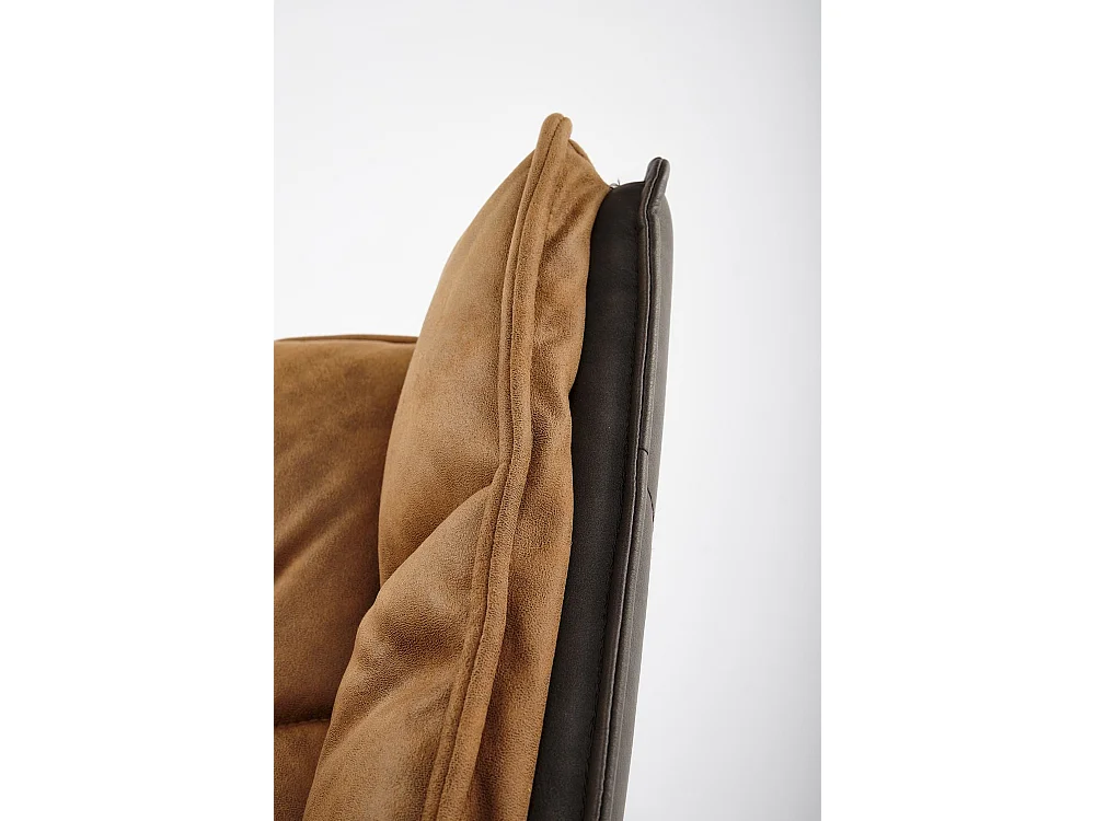 Chaise K523/Faux cuir/Marron