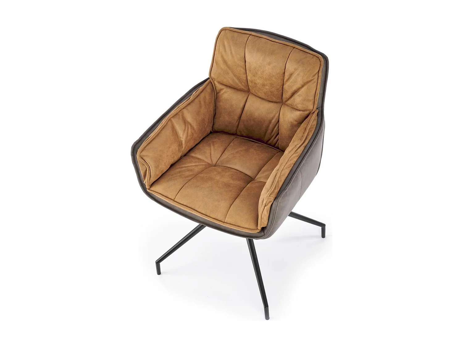 Stuhl K523/Kunstleder/Braun