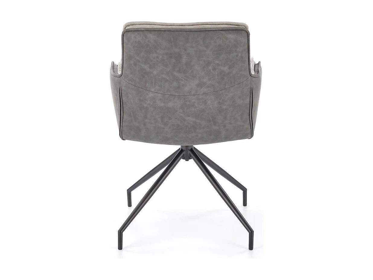 Stuhl K523/Kunstleder/Grau