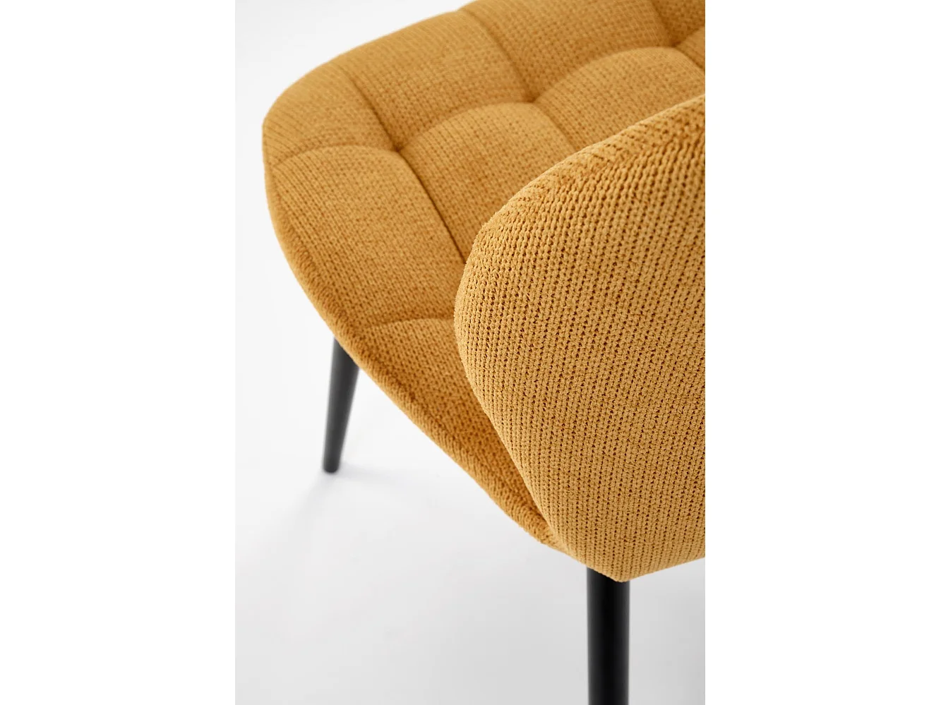 Krzesło tapicerowane K548 musztardowe